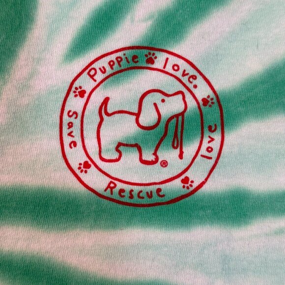 PUPPIE LOVE WOMEN'S LONG SLEEVE TEE XL PUPPY CHRISTMAS - Picture 5 of 6